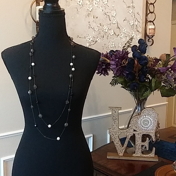 Multi Strand Embellished Beads Necklace - Picture 12 of 17